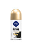 4 ADET   Nivea Roll-On Invisible Black&White İpeksi Pürüzsüzlük 50 ml