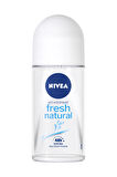 4 ADET   Nivea Roll-On Fresh Natural 50 ml