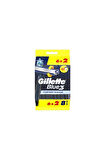 4 ADET   Gillette Blue3 Tıraş Bıçağı 6+2 Comfort Slalom