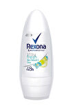4 ADET   Rexona Roll-On Stay Fresh Mavi Gelincik & Elma Kadın 50 ml