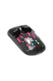 4 ADET   Everest SM-BT89 OPAL Şarj Edilebilir Sessiz Siyah Transparan RGB 2in1 2BT ve 2.4GHz Kablosuz Mouse