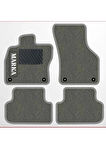 JEEP GRAND CHEROKEE 2005-2011Gri Halı Gri Kenar Petek Topuk