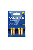 Varta Longlife 4'Lü İnce Alkalin Pil