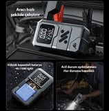 Turbo akü takviye cihazı ve araba lastik kompresörü Renault Clio Symbol Megane Brodway uyumlu