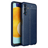 Samsung Galaxy A04S ile Uyumlu Kılıf Deri Görünümlü Silikon Telefon Kılıfı Kapak