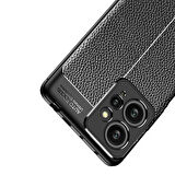 Xiaomi Redmi Note 12 4G ile Uyumlu Kılıf Deri Görünümlü Silikon Telefon Kılıfı Kapak