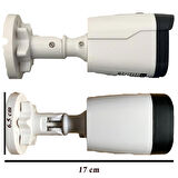Qromax BS504W 5 Megapiksel Full HD 1920x1080 Bullet - Dome Güvenlik Kamerası Seti 2'li