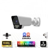1 li Sesli Araç İnsan Yüz ve Hareket Algılayan 5 MP Lens 9 Warm Led Gece Renkli Kamera Seti 5909WS
