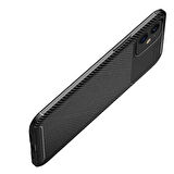 Apple iPhone 12 ile Uyumlu Kılıf Focus Karbon Tasarım Telefon Kılıfı Kapak