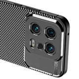 Xiaomi Mi 13 ile Uyumlu Kılıf Focus Karbon Tasarım Telefon Kılıfı Kapak