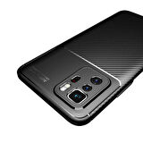 Xiaomi Poco X3 GT ile Uyumlu Kılıf Focus Karbon Tasarım Telefon Kılıfı Kapak