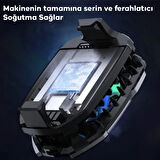 Seramik soğutmalı telefon soğutucu fan gaming oyuncu yayıncı youtuber için memo fan