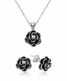 Gümüş Çiçek Bayan Set