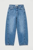 Kadın Mavi Renk 4s6-4 Carrot Fit Rahat Kesim İç boy 67cm %100 Koton Denim Jean