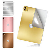 İpad 10. nesil 10.9 A14 işlemci için 360 full kaplama koruma sticker çizilmez film kaplama GOLD