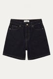Kadın İndigo Selvedge Diana 7s6-50 Relax Mom Fit Denim Şort