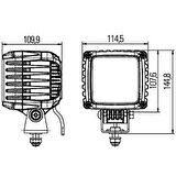 Hella Off-Road Led Lamba 12V-24V Power Beam 3000 1GA996192-001