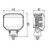 Hella Off-Road Led Lamba 12V-24V Power Beam 1800 1GA996388-031