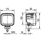 Hella Off-Road Led Lamba 12V-24V Ultra Beam Gen. II 1GA995606-031