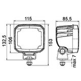 Hella Off-Road Led Lamba 12V-24V Ultra Beam Gen. II 1GA995606-221