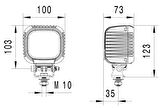 Hella Off-Road Led Lamba 12V-24V-48V Valuefit Amber S3000 Long Range 1GA357109-012