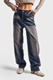 Kadın T.Kot Rengi 18w410 Skater Fit %100 Koton Denim