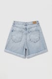 Kadın Ice 4s6-3 Relax Fit Bol Kesim Duble Paça Denim Şort