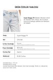 Kadın Kot Rengi 12s6-100 Süper Baggy Fit Yırtık Detaylı Denim Jean