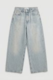 Kadın Kot Renk 4s6-32 Süper Baggy Fit %100 Koton Denim Jean