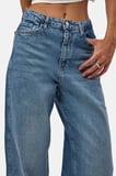 Kadın Mavi 4s6-4 Relax Fit Esnek Kumaş Denim Jean