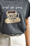 Kadın Gri w5 Oversize Özel Baskılı Tasarım T-Shirt