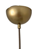 Sarkıt Lale Duy Zigzag Kumaş Kablo DEKORATİF (AMPUL DAHİL DEĞİLDİR) 70cm Metal