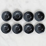 Loren Crafts 8'li Düğme Gri - 1129