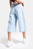 Kadın Ice 4s6-3 Süper Baggy Fit Maxi Boy Bermuda Denim Şort