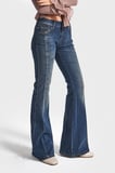 Kadın T.Kot Rengi 2w5-8 SWL Mid Rise Flare Fit Süper Esnek Kumaş İspanyol Paça Denim Jean