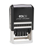 COLOP PRINTER 54 TARİH KAŞE(TR) SİYAH KASA SİYAH KEÇE - 40X50MM