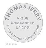 COLOP STAMP MOUSE R30 MAVİ KASA MAVİ KEÇE - 30MM