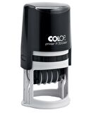 COLOP R50 TARİH KAŞE(TR) SİYAH KASA MAVİ/KIRMIZI KEÇE - 50MM