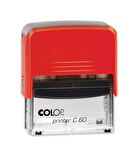 COLOP PRINTER C60 KIRMIZI KASA KIRMIZI KEÇE - 37X76MM