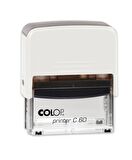 COLOP PRINTER C60 BEYAZ KASA SİYAH KEÇE - 37X76MM