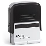 COLOP PRINTER C30 SİYAH KASA KURU KEÇE - 18X47MM