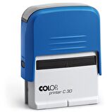 COLOP PRINTER C30 MAVİ KASA MAVİ KEÇE - 18X47MM