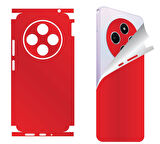Xiaomi Mi 12 T Pro  için uyumlu 360 full arka ve yan kaplama koruma sticker -Kırımzı