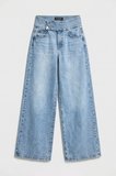 Kadın Ice 4s6-3 Süper Palazzo Kemer Detaylı Komfort Kumaş Denim Jean