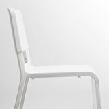 Plastik sandalye, beyaz