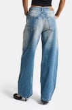 Kadın T.Kot Rengi 4s6-32 Mid Rise Baggy Barrel Komfort Kumaş Denim Jean