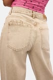 Kadın Kahve 12s6-76 Loose Baggy Fit Denim Jean