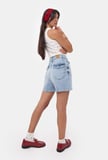 Kadın Ice 4s6-3 Relax Fit Midi Boy Esnek Kumaş Denim Şort