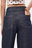 Kadın İndigo Selvedge 7w6-50 Maxi Denim Bermuda Jort