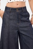 Kadın İndigo Selvedge 7w6-50 Maxi Denim Bermuda Jort